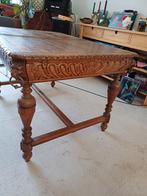 Antieke eiken Mechelse eettafel, Ophalen