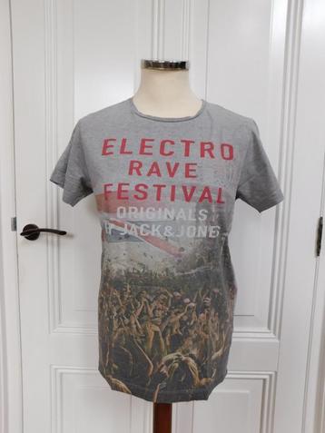 Jack and Jones grijs shirt Electro maat M