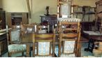 Klassieke Eiken Eetkamer Stoelen & Tafel Set, Ophalen