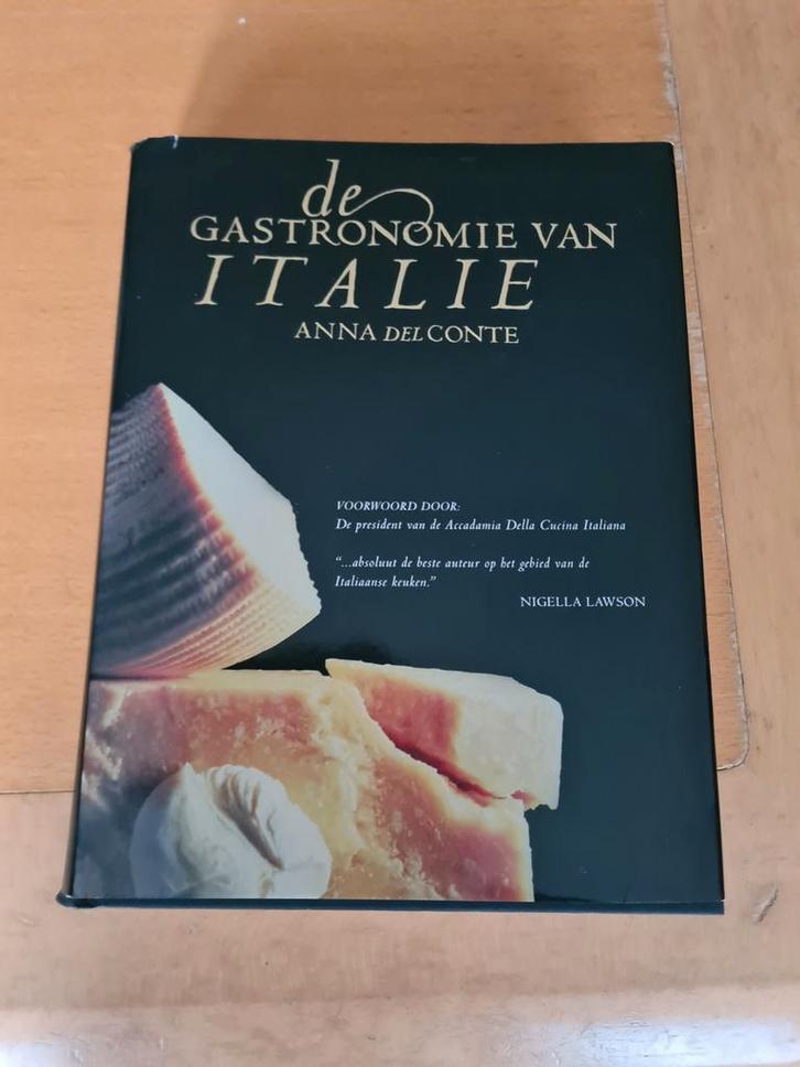 De Gastronomie van Italië - Anna Del Conte, Boeken, Kookboeken, Gelezen, Voorgerechten en Soepen, Hoofdgerechten, Tapas, Hapjes en Dim Sum