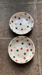Emma Bridgewater Christmas Stars pastabowls, Ophalen of Verzenden, Zo goed als nieuw, Aardewerk, Overige stijlen