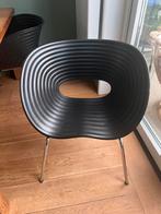 Vitra Tom vac stoelen design (4 stuks), Huis en Inrichting, Stoelen, Vier, Kunststof, Gebruikt, Zwart