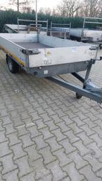 Plateauwagen enkelassige aanhanger, Auto diversen, Aanhangers en Bagagewagens, Ophalen of Verzenden, Gebruikt