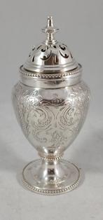 Zilveren suikerstrooier Engeland antiek 925 zilver, Ophalen of Verzenden, Zilver