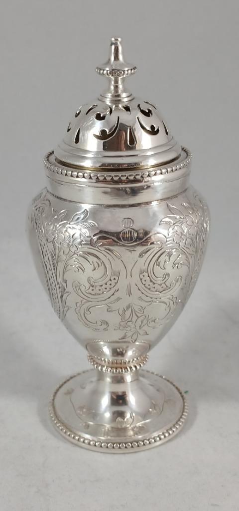 Zilveren suikerstrooier Engeland antiek 925 zilver, Antiek en Kunst, Antiek | Goud en Zilver, Zilver, Ophalen of Verzenden
