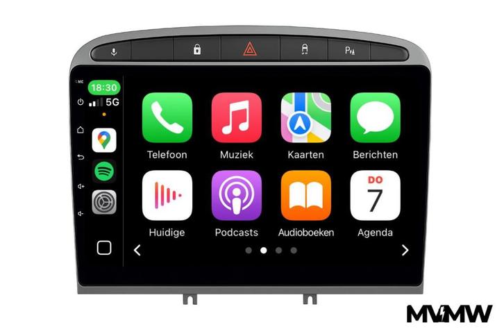 Peugeot 308 Carplay/Android auto scherm|2012-2020|2GB + 32GB, Auto diversen, Autoradio's, Nieuw, Verzenden