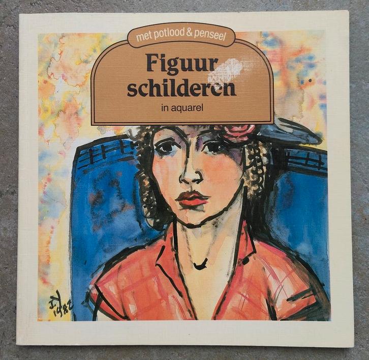 Figuur Schilderen in Aquarel - Met Potlood & Penseel, Hobby en Vrije tijd, Schilderen, Ophalen of Verzenden