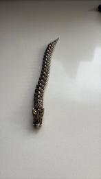 Een draken armband, Sieraden, Tassen en Uiterlijk, Armbanden, Ophalen of Verzenden, Zo goed als nieuw, Zilver