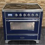 🔥Luxe Fornuis Boretti Ilve Majestic 91cm blauw INDUCTIE, Niet ingevuld, 60 cm of meer, Niet ingevuld, Ophalen of Verzenden