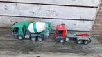 Betonmixer en vrachtwagen speelgoed, Ophalen of Verzenden, Gebruikt