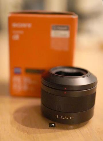 Sony Carl Zeiss Sonnar T* FE 35mm F2.8 ZA beschikbaar voor biedingen