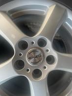 Enzo B-Silver lichtmetalen velgen + Vredestein winterbanden, Auto-onderdelen, Ophalen, 16 inch, Banden en Velgen, Winterbanden