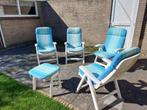 Te koop tuinset, Ophalen, Kunststof, Gebruikt, 6 zitplaatsen