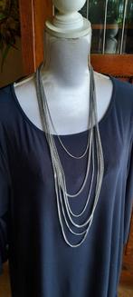 Vintage ketting ,verschillende schakels., Sieraden, Tassen en Uiterlijk, Kettingen, Ophalen of Verzenden, Zo goed als nieuw, Overige materialen
