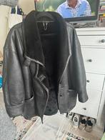 lammy coat zwart vintage L, Gedragen, Maat 42/44 (L), Ophalen of Verzenden, Zwart