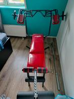 Kettler halter bank met gewichten., Sport en Fitness, Ophalen, Zo goed als nieuw, Metaal, Krachtstation