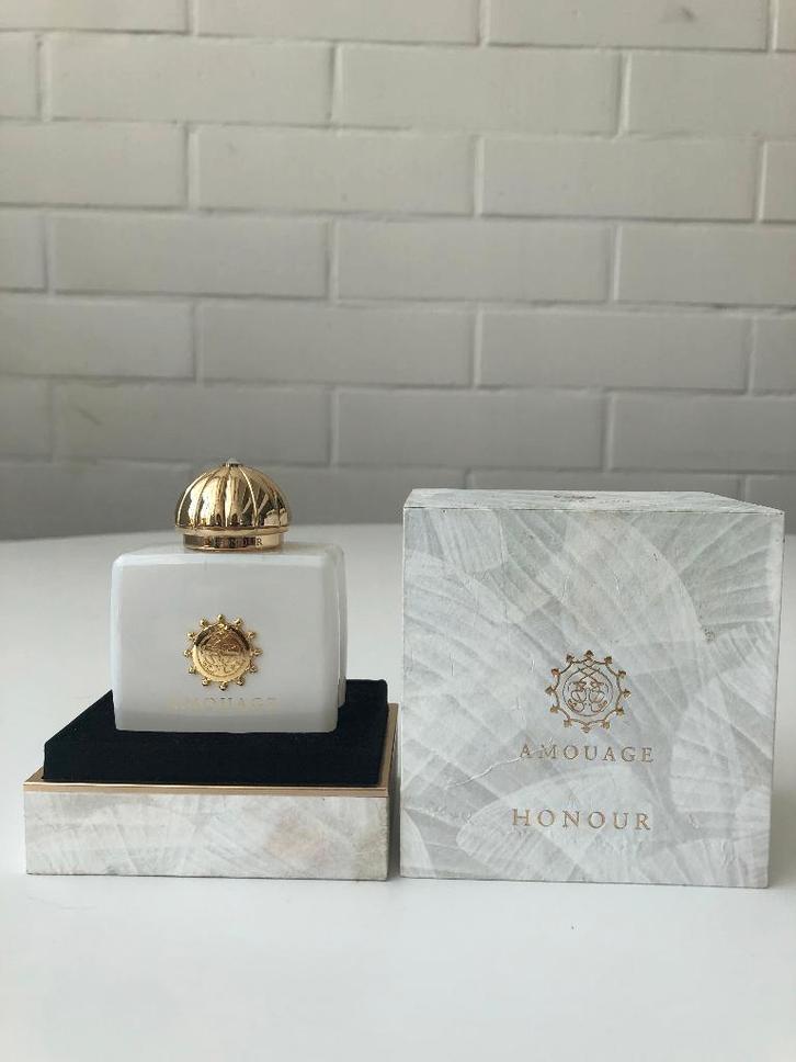 Amouage Honour Woman-vintage-staal-decant, Sieraden, Tassen en Uiterlijk, Uiterlijk | Parfum, Zo goed als nieuw, Verzenden