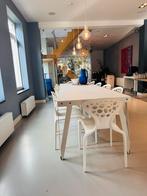 Functionals Lloyd tafel + 10 Moroso stoelen, Huis en Inrichting, Ophalen, Kunststof, Gebruikt, 100 tot 150 cm