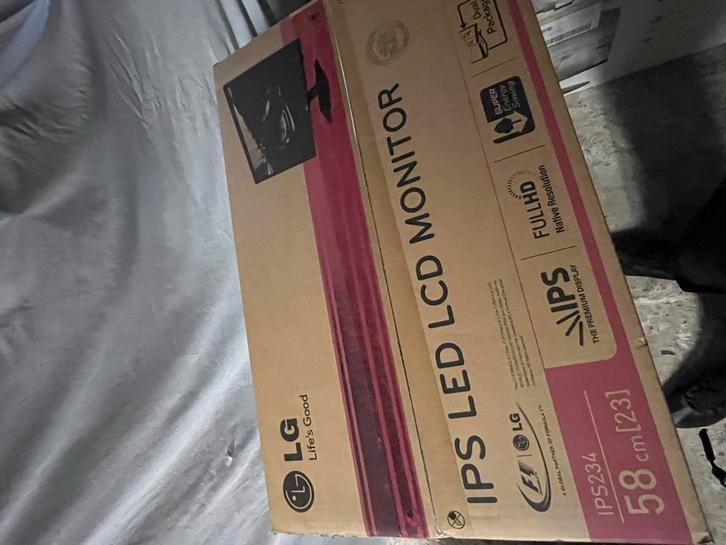 LG IPS234V 23 inch Full HD Monitor, Computers en Software, Monitoren, Zo goed als nieuw, 60 Hz of minder, HDMI, IPS, Full HD, 5 ms of meer