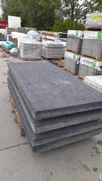 4 grote Schellevis tegels antraciet, Tuin en Terras, Tegels en Klinkers, Zo goed als nieuw, Beton, Terrastegels, 5 tot 10 m²