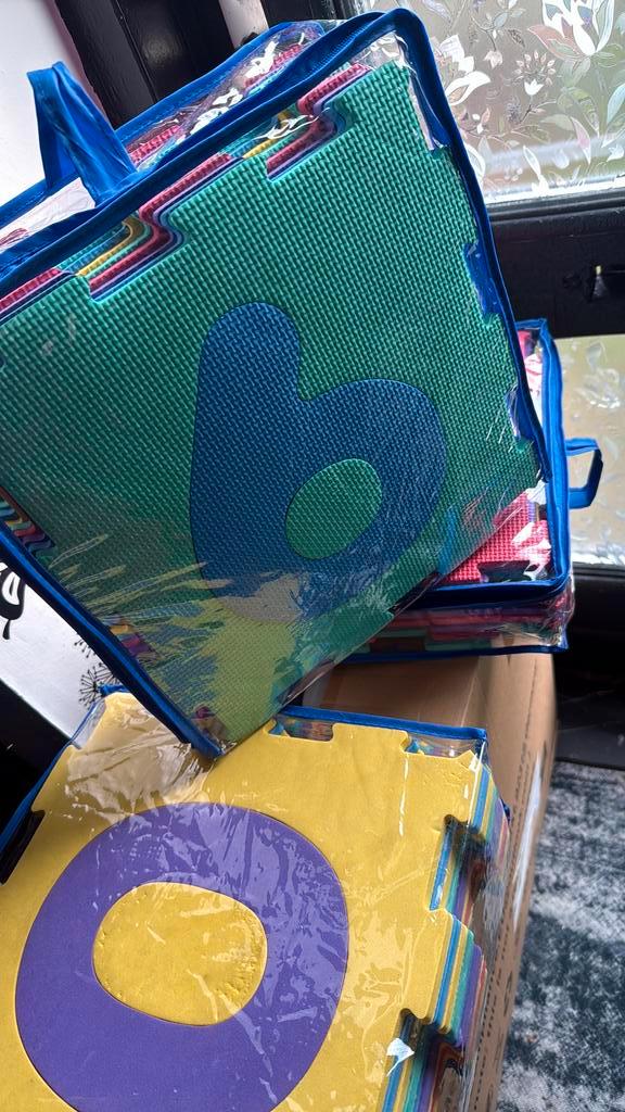Foam speelmat / boxtegels – 3 pakken (30  30 cm, Kinderen en Baby's, Kinderkamer | Inrichting en Decoratie, Zo goed als nieuw