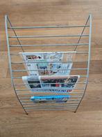 Modern chromen tijdschriftenrek (bxdxh 40x45x58cm), Huis en Inrichting, Ophalen, Zo goed als nieuw