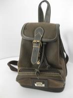 Bagsac / Rugzak bruin imitatie pilotenleer 21 x 17 x 8 cm, Overige merken, Minder dan 30 cm, Nieuw, Ophalen of Verzenden