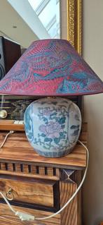Vintage chinese tafellamp van de kwantum, Huis en Inrichting, Gebruikt, 50 tot 75 cm, Vintage, Ophalen of Verzenden