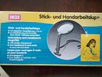 Handwerkloep postzegelloep loupe INOX vergrootglas, Hobby en Vrije tijd, Ophalen of Verzenden, Zo goed als nieuw, Overige typen