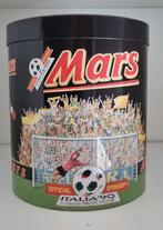 Mars Italia '90 Blikken Trommel - Vintage WK Voetbal, Antiek en Kunst, Ophalen of Verzenden