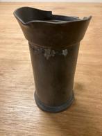 Tinnen en metalen maatbekers +zoutvaatje gewichten etc., Antiek en Kunst, Ophalen of Verzenden