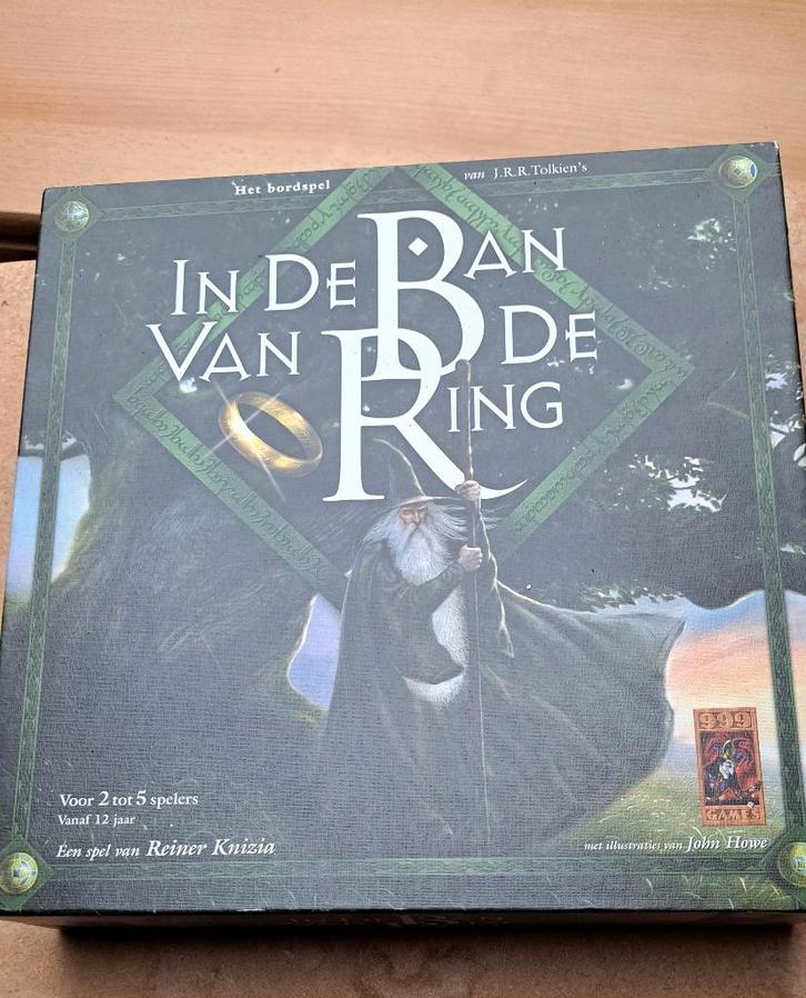 Bordspel In de Ban van de Ring Tolkien Lord of the rings  , Hobby en Vrije tijd, Gezelschapsspellen | Bordspellen, Nieuw, Een of twee spelers