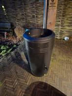 Nature Vaas - Regenton met plantenbak - Antraciet - 230 L, Tuin en Terras, 150 liter of meer, Ophalen, Zo goed als nieuw, Kunststof