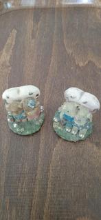 2 Kleine vintage beeldjes van Varkentjes en Beertjes., Ophalen of Verzenden, Zo goed als nieuw, Dier