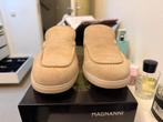 ZGAN suède Alberto Bellini Loafers/ mt. 44 - Zandkleur/Beige, Loafers, Overige kleuren, Verzenden, Zo goed als nieuw