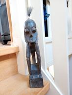 De denker , houten beeld , 31 cm. Tribal art, Antiek en Kunst, Ophalen