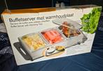 Buffet Warmhoudset met 3 Schalen - Zo Goed Als Nieuw, Ophalen of Verzenden, Zo goed als nieuw