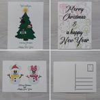 Kerstkaarten katten en disney, Ophalen of Verzenden, Nieuw