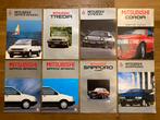 8x Mitsubishi brochure jrn 80 TREDIA CORDIA SAPPORO STARION, Ophalen of Verzenden