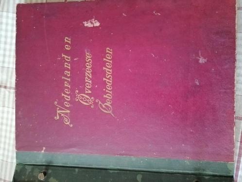 Oud album, Postzegels en Munten, Postzegels | Volle albums en Verzamelingen, Nederland en Buitenland, Ophalen of Verzenden