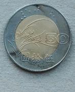 Taiwan, 50 yuan 1996, Ophalen of Verzenden, Zuidoost-Azië, Losse munt
