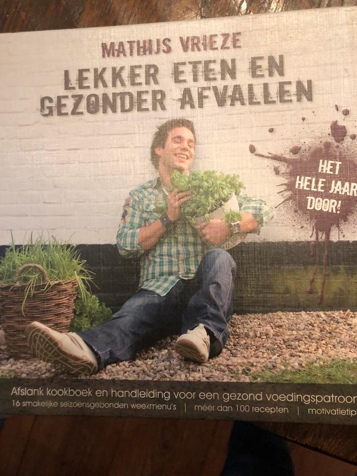 Lekker Eten & Gezonder Afvallen - Matthijs Vrieze, Boeken, Kookboeken, Zo goed als nieuw, Voorgerechten en Soepen, Overige gebieden