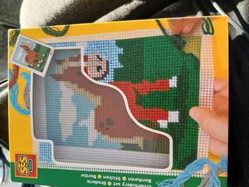 Sint tip! Borduurset paard 6+ nieuw  beschikbaar voor biedingen