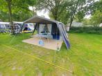 vouwwagen trigano oceane inclusief imperial voor 4 fietsen, Caravans en Kamperen, Vouwwagens, Ophalen, Trigano, Blauw, Aanwezig