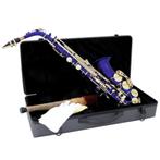 DIMAVERY SP-30 Eb Alto Saxophone, blue Altsaxofoon, Muziek en Instrumenten, ., Saxofoon, Nieuw, Ophalen of Verzenden