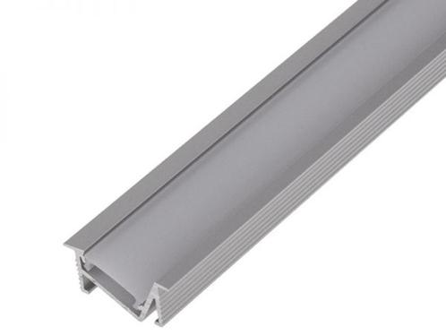 Aluminium ledstrip inbouw profiel 100cm Zwart / Wit of Grijs, Huis en Inrichting, Lampen | Overige, Nieuw, Ophalen of Verzenden