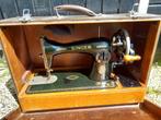 Prachtige, antieke Singer naaimachine in koffer, Antiek en Kunst, Antiek | Naaimachines, Ophalen