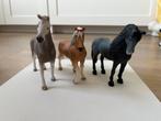 3 Schleich paarden, Ophalen, Zo goed als nieuw, Paard, Beeldje of Figuurtje