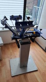 zeefdruk carousel 4 kleuren nieuw op stevige standaard 50 kg, Ophalen