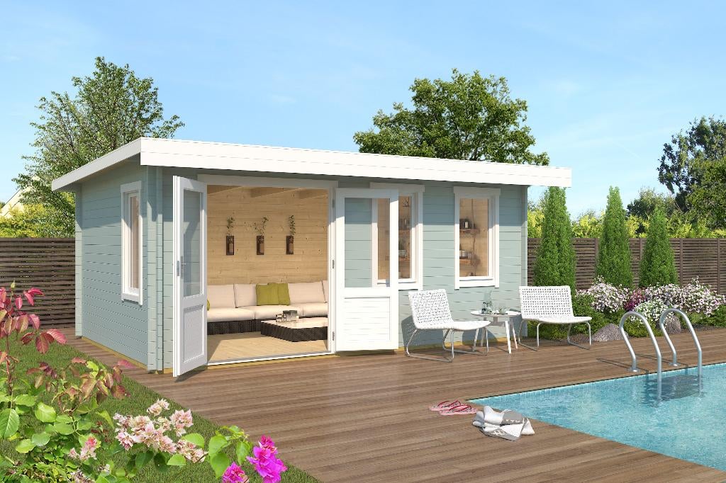 NIEUW Modern blokhut Baruda 53, Verzenden, Nieuw